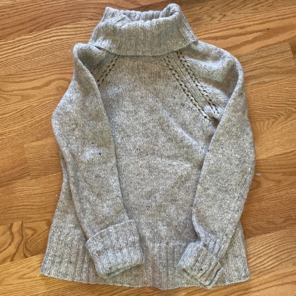 Ann Taylor Loft Wool Cowlneck Sweater